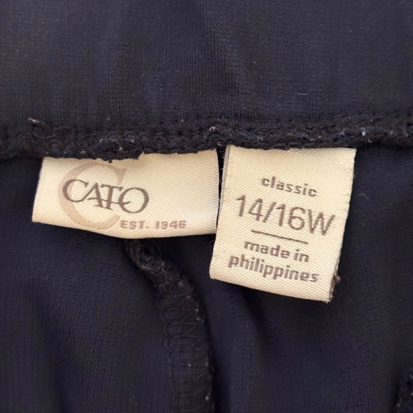 Cato Blue Trousers Relaxed Fit Elastic Waistband - Picture 2 of 8